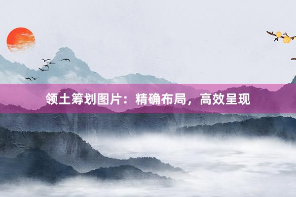 领土筹划图片：精确布局，高效呈现